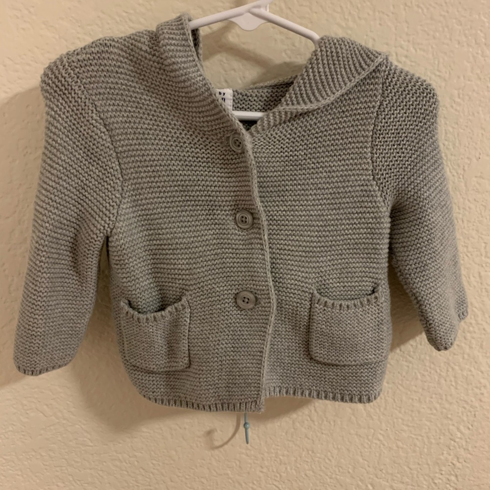 Baby Gap knit hooded sweater size 3-6M